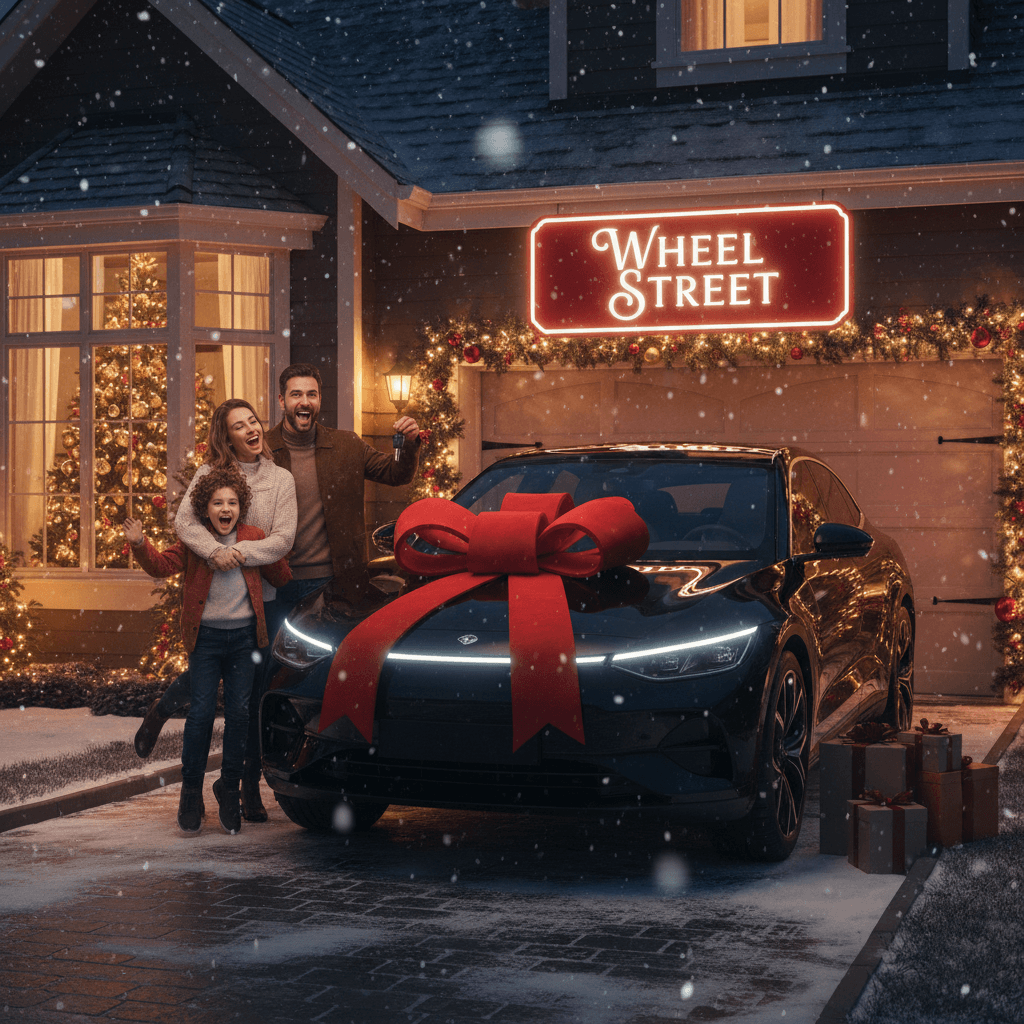 Christmas car delivery WHEELSTREET
