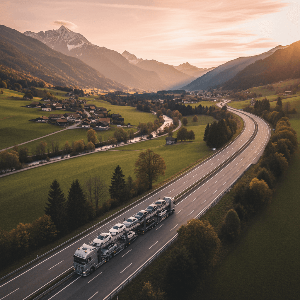Transportavimas per Europos kraštovaizdį