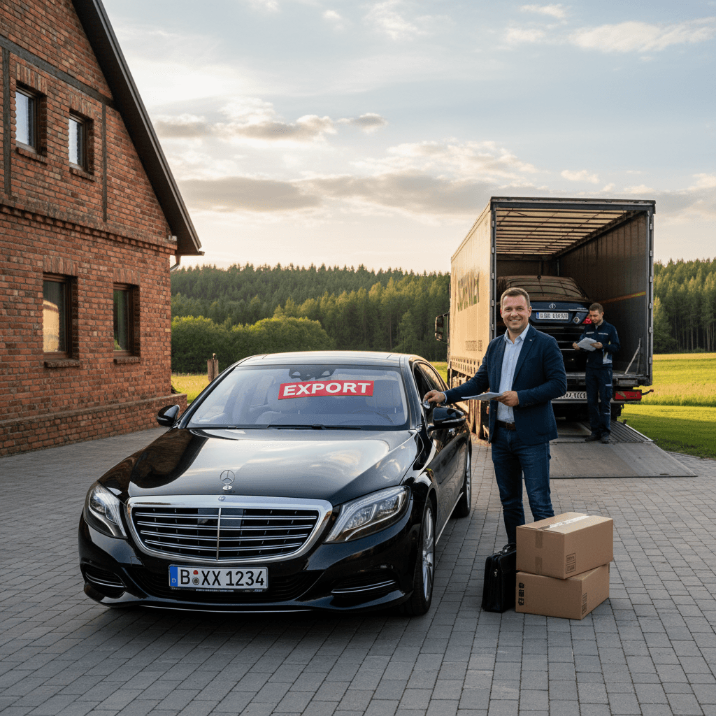 Automobilio pristatymas iš Vokietijos