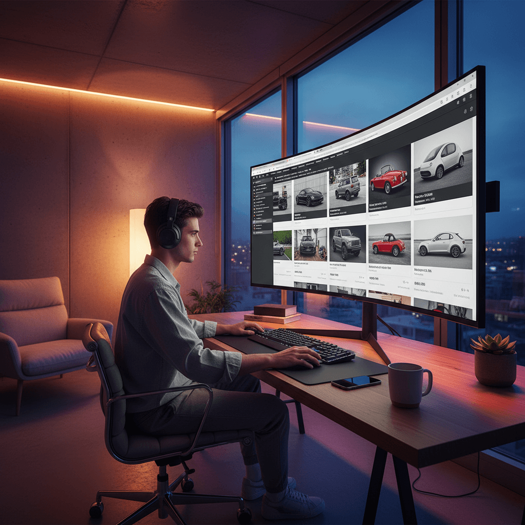 Automobilių paieška internete