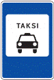 Kelio ženklas Nr. 549 „Taksi stotelė“
