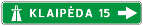 Kelio ženklas Nr. 605 „Krypties rodyklė“
