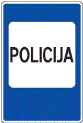 Kelio ženklas Nr. 714 „Policija“