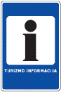 Kelio ženklas Nr. 722 „Informacijos centras“