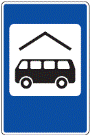 Kelio ženklas Nr. 730 „Autobusų stotis“