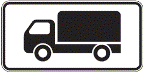 Kelio ženklas Nr. 815 „Krovininiai automobiliai“
