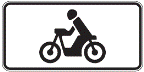 Kelio ženklas Nr. 820 „Motociklai“